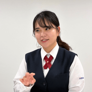 二宮さん、取材中の様子
